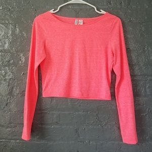 H&M Long sleeve crop top